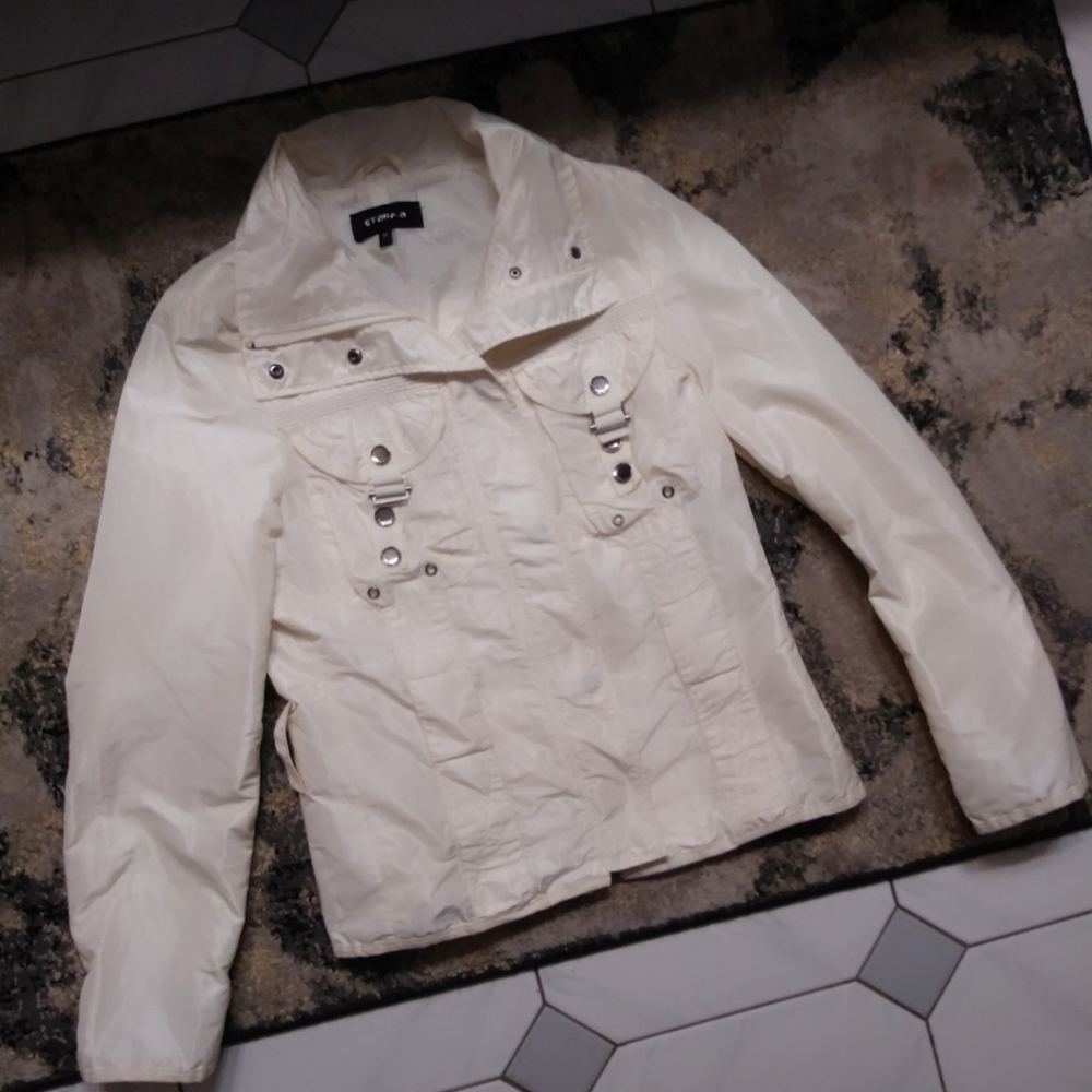 Off-White Motorcycle Rain Jacket - image 1